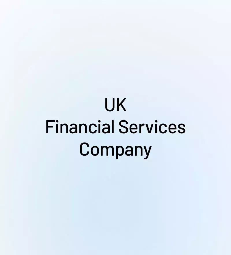 U.K Based financial Service Company